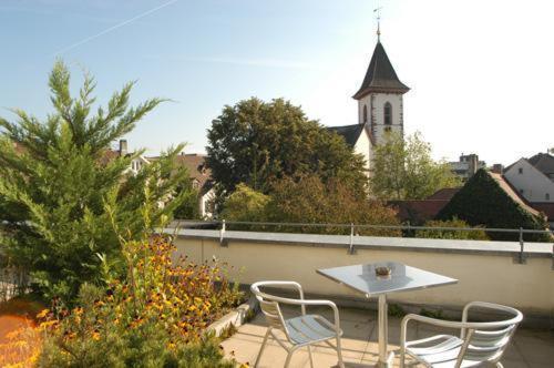 Hotel Mariotto Am Burghof Lorrach Bagian luar foto